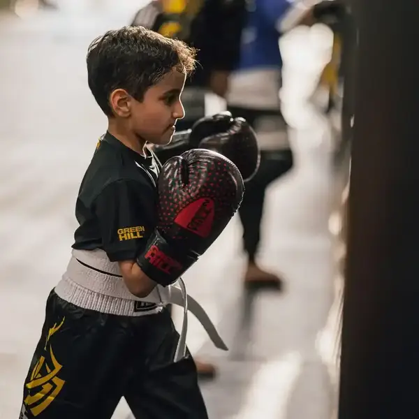 Kids martial arts training at 3Days Kids Academy Riyadh